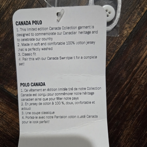 Unisex Limited Edition Roots Polo Shirt with Black Collar and Red Accents - Picture 6 of 7